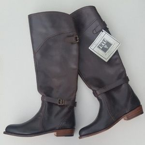 Frye NEW Dorado Genuine Leather Riding Boot Sz 5.5